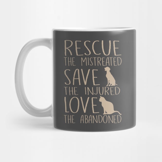 Rescue Save Love Pet Adoption Rescue Animals by Wishtopia
